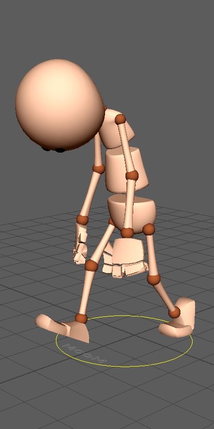 3D Animation Stance lonely
